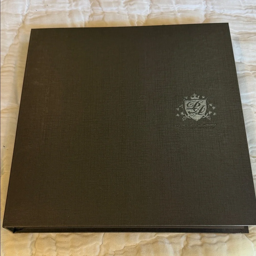 Black Spiral-Bound scrapbook